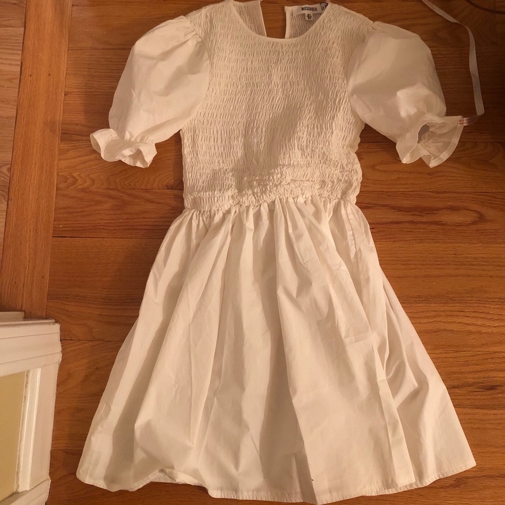 Missguided white dress